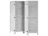 4-Panel Wooden Room Divider, Folding Panels, 66.9*63.8 Inches Partition, Portable Decorative 09500267