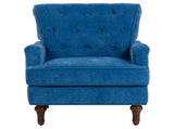 Accent Chair With Comfy Chenille Club Fabric,Comfy Upholstered Living Room Arm Chair,Springs W3042P390762