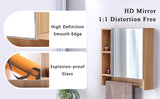 Bathroom Mirror Cabinet Wall Mounted,Medicine Cabinet,Over The Toilet Storage Cabinet with Shelves W3226P278933
