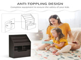 Kids Shelf Book/Storage Cabinet-Brown 20822809