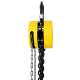 Chain hoist 11000lbs 5T capacity 10ft wIth 2 heavy duty hooks,Manual chain hoist steel W46557616