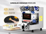 Cup Sealing Machine, Fully Automatic Cup Sealer Machine 500-650 Cups/H, Electric Cup Sealing Machine 01222081