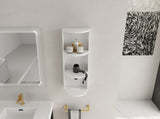12" Bathroom Wall-Mounted Storage Rack, Float Mounting Design, W999P277165