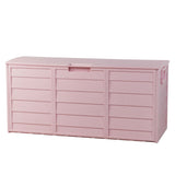 75gal 280L Outdoor Garden Plastic Storage Deck Box Chest Tools Cushions Toys Lockable Seat 97618569
