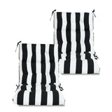 2 Pcs Set High Back Patio Chair Cushions, Tufted Rocking Chair Cushions, Adirondack Cushions for W419P298828