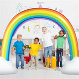 Inflatable rainbow spray water park toy 88104901