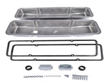 Polished Aluminum Finned Short Valve Cover Fits for SBC Small Block Chevy 350 1958-1986 52519792