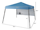 1.8*1.8m Beveled Oxford Cloth Black Plastic Sprayed Iron Pipe With One Side Cloth Backpack Storage 94987953