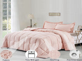3 Piece Pre Washed Down Alternative Comforter Set with 2 Shams 96155873