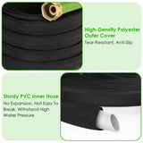 75FT Non-Expandable Garden Hose Kink-Free Lightweight Water Hose Lay Flat Garden Hose with 10 74802444