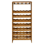 ZUN Oak 7-tier Wine Rack B062P184585