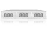 10'x30' Outdoor Party Tent with 8 Removable Sidewalls, Waterproof Canopy Patio Wedding Gazebo, White 97185781