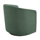 Ardena Green Swivel Barrel Chair B050P322596