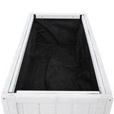 35.4''x17.7''x37.4'' Mini Wood Cold Frame, Compact 2 Doors Garden Greenhouse Wheels, Raised Bed 41915900