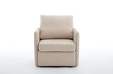 ZUN Swivel Accent Chair, Comfy single Sofa chair with storage, Modern arm chair for Living Room, Fabric W2606P187686