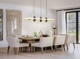 Javeriah 4 - Light Black/Gold Dimmable LED Pendant LightUnable ship on weekends, TK/TEMU 57634655