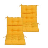 2 Pcs Set High Back Patio Chair Cushions, Tufted Rocking Chair Cushions, Adirondack Cushions for W419P287332
