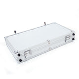 45*25*7.5cm Aluminum New Framed Locking Gun Pistol HandGun Lock Box Hard Storage Carry Case Silver 84542987