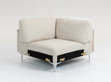 Modular Sectional Sofa Corner Seat,Middle Seat Module Couch,Beige W3098P257005