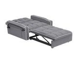 1 versatile foldable sofa bed in 3 lengths, modern sofa sofa sofa velvet pull-out bed, adjustable W2564P384180