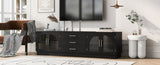 ZUN U-Can 68.9'' Modern Minimalist TV Stand for TVs up to 75 Inches, Entertainment Center Media Console N724P198482B