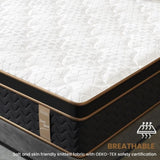 Full Mattress, 10 Inch Plush Hybrid Mattresses with Gel Memory Foam, Fiberglass-Free Mattress in a B2716P318185