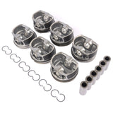 6* Pistons & Rings Set STD 22mm 84mm for BMW 335i 435i 535i X3 X4 X5 X6 N55B30A 11257587914 21309972