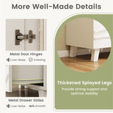 38 "x 14" white stylish TV cabinet with drawers 74460882