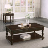 Modern Traditional Style Cocktail Table Lift Top Storage Shelf Espresso Finish Living Room Furniture B011P297496