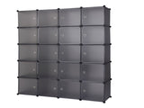 20 Cube Organizer Stackable Plastic Cube Storage Shelves Design Multifunctional Modular Closet 89154546