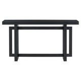 U_STYLE Contemporary Console Table with Wood Top, Extra Long Entryway Table for Entryway, Hallway, N711P230809B