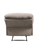 Light Brown Recliner with Pillow Top Arm B062P215436