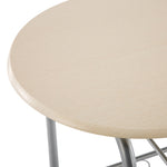 ZUN PVC Breakfast Table Natural 29174819