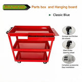 Upgrade 3-Tier Rolling Tool Cart with Lockable Wheels, Heavy Duty Steel Utility Cart, Kitchen Cart 76361782