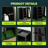 55.5''x16''x37'' Wooden Golf Bag Organizer and Storage, High Quality Wooden 2 Golf Bag W1422P233425