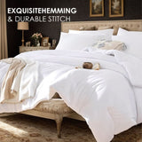 Four-pack of 100% polyester brushed single comforters with microfiber filling, a down 01982186