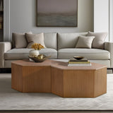 Fluted Hexagon Coffee Table B035129481