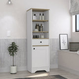 St. Clair Linen Cabinet, Two Interior Shelves, Two Open Shelves B200P188852