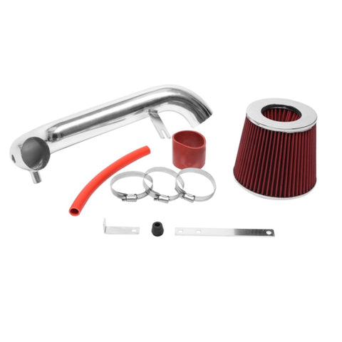 ZUN 2.5" Intake Pipe With Air Filter for Honda Civic 2001-2005 1.7L AT/MT Racing Red 55771411