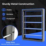 Galvanized Metal Wire Spool Rack with 4 Rods 82467432