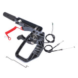 Steering Control Tiller Handle Assembly with Safety Rope Fit for Yamaha 2 Stroke 40HP Outboard E40X 37956262