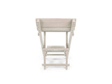 Harbor Point Fully Assembled All-Weather Recycled HDPE Outdoor Folding Bar Stool, Ivory B2745P409651