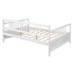 ZUN Full Size Daybed with Support Legs, White 74798954