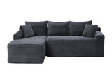 94.5" Cloud Modular Sectional Sofa Couch with L-Shape Chaise,Modern Minimalist Upholstered Couches W5515P479903