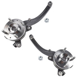 Pair Front Left Right Steering Knuckle & Wheel Hub Bearing Assemblies Fit for Kia Optima Hyundai 11433144