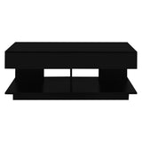 41.3''-76.7'' Extendable Coffee Table, Efficient Central Coffee Table with Multiple Storage 14901524