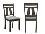 ZUN Cottage Style Dining Side Chair 2pc Set Upholstered Seat Dining Room Wooden Furniture Transitional B011P287303