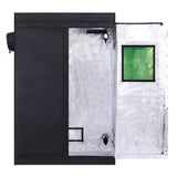 ZUN LY-120*60*180 Home Use Dismountable Hydroponic Plant Grow Tent with Window Black 30595919