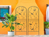 4 Pack Metal Garden Trellis 71" x 19.7" Rustproof Trellis for Climbing Plants Outdoor Flower Support W1586P266865