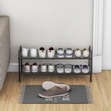 ZUN 1pc 2-layer Assembled Shoe Rack, Modern And Simple Dust-proof Storage Shelf Suitable For Home, 03052556